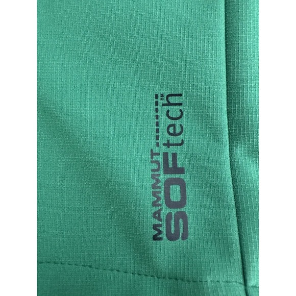 Mammut Jacket Womens Small Green Softech Full Zip Ladies Stretch Lightweight - Picture 4 of 5